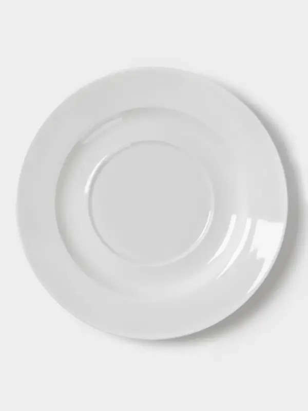 Блюдце Hanna Kn&ouml;vell, d=16.5 см, к бульоннице 300 мл, фарфор, белое