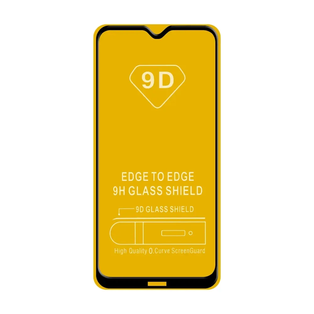 Защитное стекло Xiaomi Redmi 8/8А с рамкой 9H Full Glue без упаковки черное