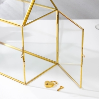 Свадебный банк "Очаг", 25х14,5х24 см, стекло