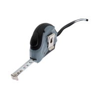 Рулетка ТУНДРА, двухкомпонентный корпус, автостоп, 3 м х 16 мм