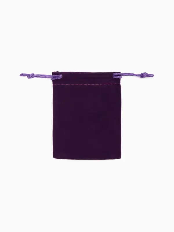 Мешочек бархатный, 7&times;9 см, фиолетовый