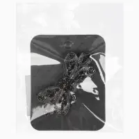 Зажим для кардигана "Ажур", тюльпан. цвет серый в сером