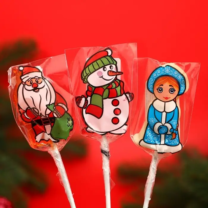 Карамель леденцовая новогодняя "Микс №1", 17 г