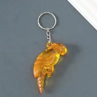 Брелок пластик "Попугай Ара" МИКС 6,8х2,5х1,5 см