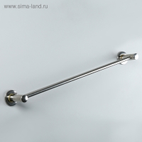 Держатель для полотенец одинарный, 61&times;5&times;8,5 см, цвет хром