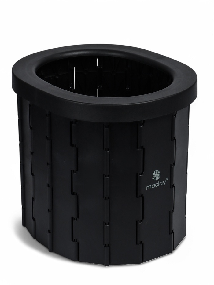 Туалет складной туристический Maclay, комплект: 15 мешков, 12 пакетов абсорбента