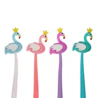 Ручка - прикол гелевая Calligrata &laquo;Фламинго&raquo;, МИКС