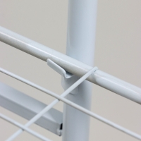 Подставка для цветов Greengo, 3 полки, 43 &times; 22 &times; 57 см, напольная, металл, белая