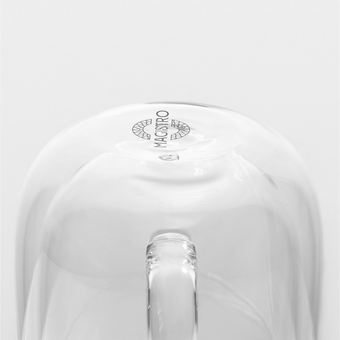 Кружка стеклянная с двойными стенками Magistro &laquo;Адель&raquo;, 300 мл