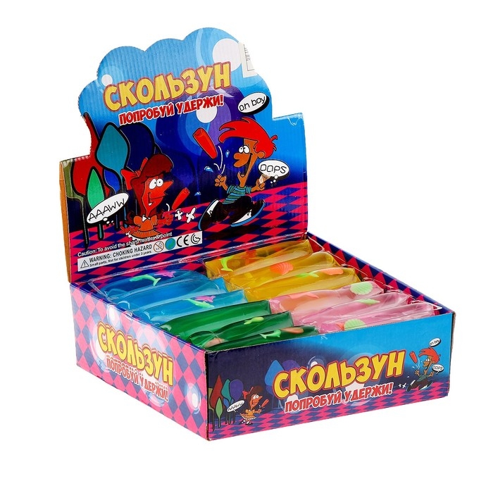 Мялка &laquo;Попробуй удержи&raquo; рыбки с водой, цвета МИКС