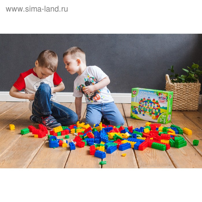 Конструктор &laquo;Мой город: Семейный дом&raquo;, 144 детали
