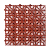 Универсальное покрытие POL-PLAST 30 х 30 см, терракот, набор 9 шт.