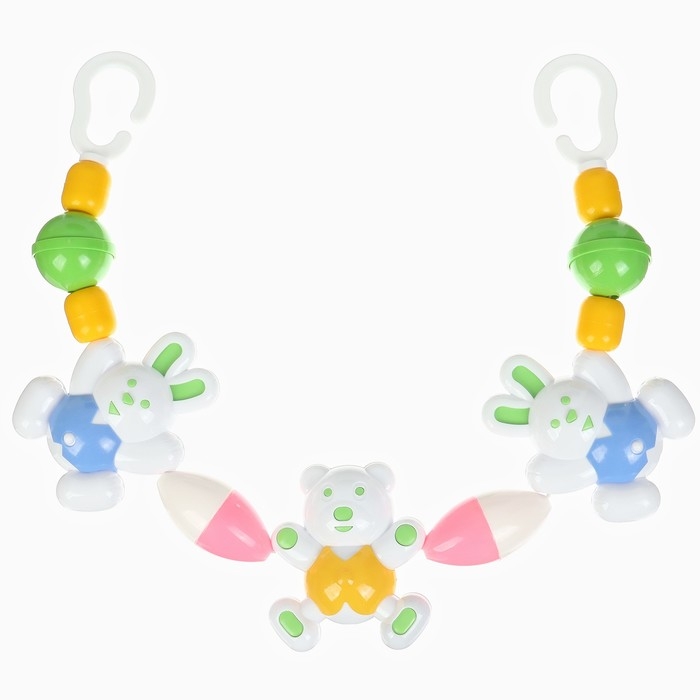 Растяжка на коляску/кроватку &laquo;Веселый зоопарк&raquo;, Аэлита