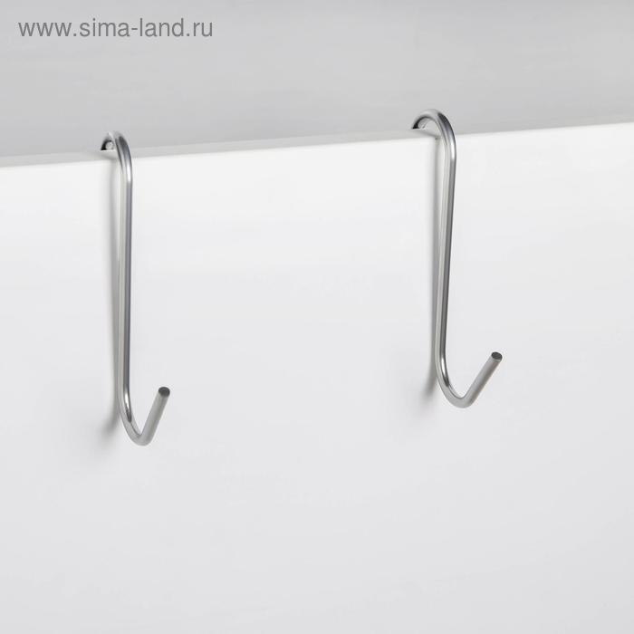 Полка навесная для душевой кабины 2-х ярусная "Лагуна", цвет хром