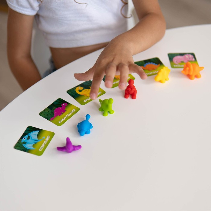 Развивающий набор &laquo;Умные динозавры&raquo;, 20 карточек, 3+