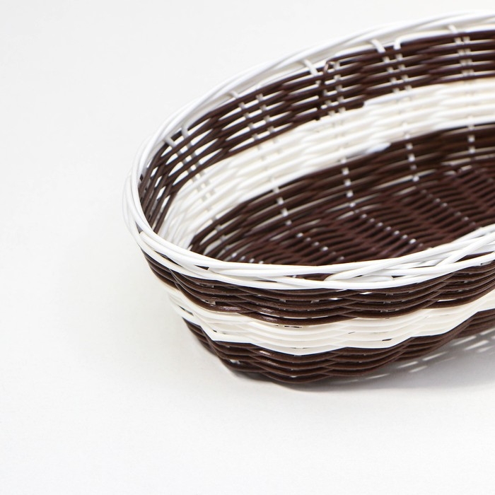 Корзинка для подачи Доляна &laquo;Овал. Шоко&raquo;, 26&times;14&times;6 см