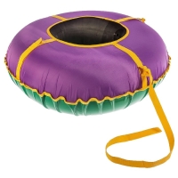 Тюбинг-ватрушка &laquo;Эконом&raquo;, диаметр чехла 105 см, цвета МИКС