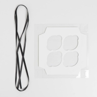 Коробка для капкейков, кондитерская упаковка с PVC крышкой, 4 ячейки &laquo;23 февраля&raquo;, 16 х 16 х 10 см