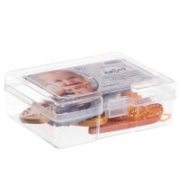 Набор прорезывателей для зубов &laquo;Зверята&raquo;, бутылочка, силиконовый шнурок, в контейнере, 4 шт.