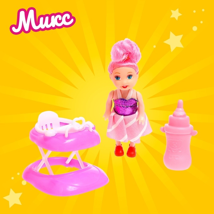 Кукла малышка &laquo;Ева&raquo; с аксессуарами, МИКС