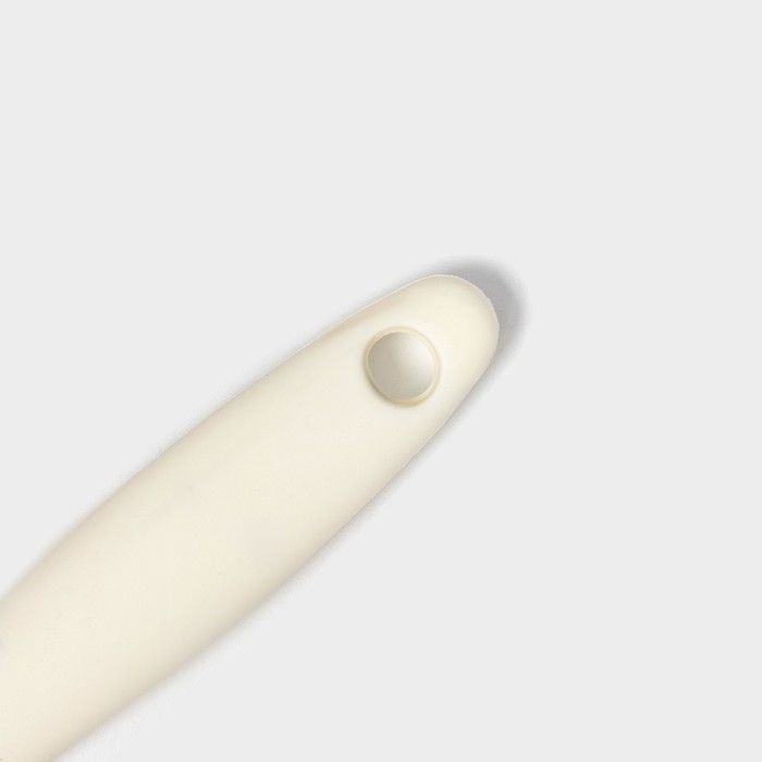 Кисть Доляна &laquo;Гранит&raquo;, силикон, 21 см,цвет белый