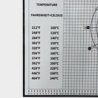 Армированный коврик для выпечки с разметкой KONFINETTA, силикон, 60&times;50 см, цвет чёрный