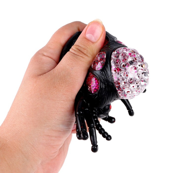 Прикол-мялка &laquo;Паук&raquo; с гидрогелем, цвета МИКС