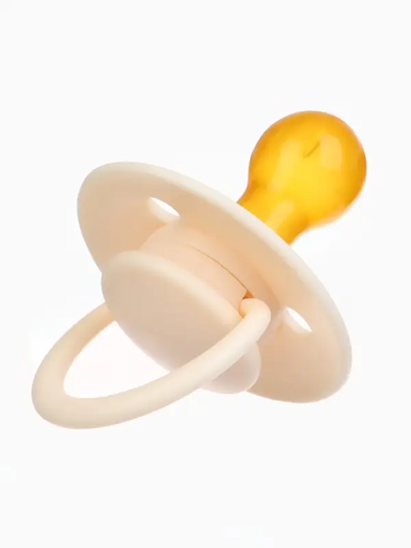 Соска - пустышка классическая, латекс, цв.айвори, в контейнере, от 6 мес., M&B