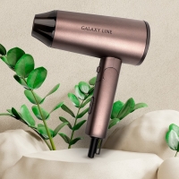 Фен Galaxy LINE GL 4349, 2000 Вт, 2 скорости,  3 температурных режима, коричневый