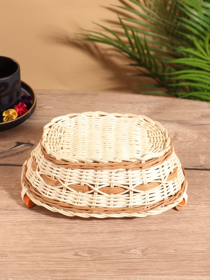 Корзина плетеная 25x19x9 см, ротанг