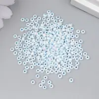 Бисер стекло 8/0 "Цветная серединка. Голубая вода" 10 гр