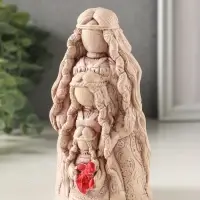 Фигурка гипс &laquo;Оберег Родовница&raquo;, 12 см, эффект состаривания, слоновая кость