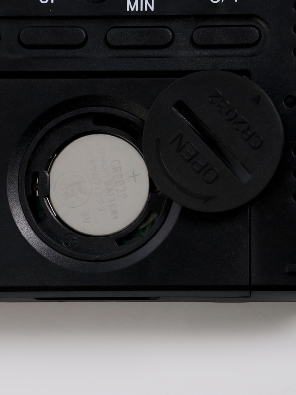 Часы настенные электронные, термометр, гигрометр, 7.3 х 1.5 х 9.3 см