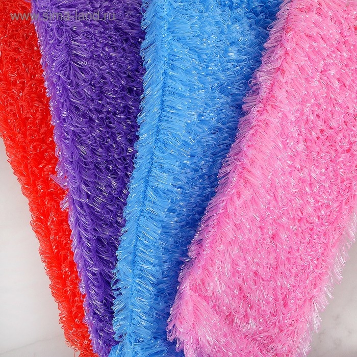 Мочалка для тела Доляна &laquo;Демидовская&raquo;, 15&times;40 см, МИКС