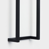 Держатель для полотенец, 10&times;23,3&times;80 см, цвет чёрный