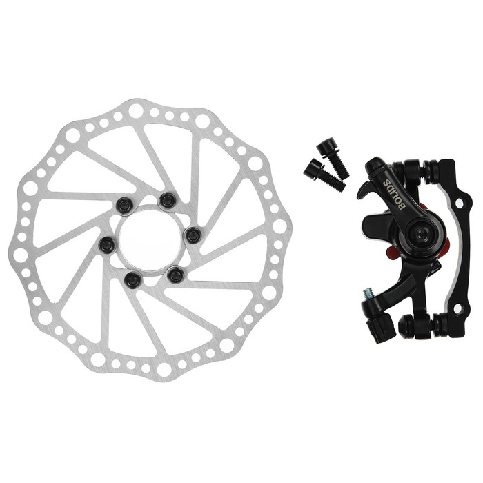 Калипер механический задний, с диском 160 мм