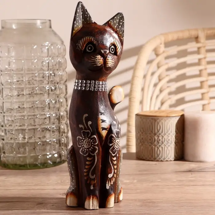Сувенир дерево "Кошка" 30 см