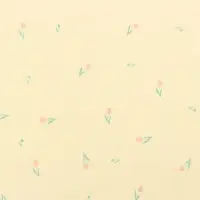 Бумага упаковочная тишью, &laquo;Цветы&raquo;, желтый, 50 см &times; 70 см 17 грамм