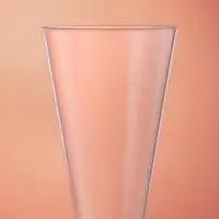 Фужер пластиковый одноразовый для шампанского &laquo;Конус&raquo;, 150 мл, прозрачный