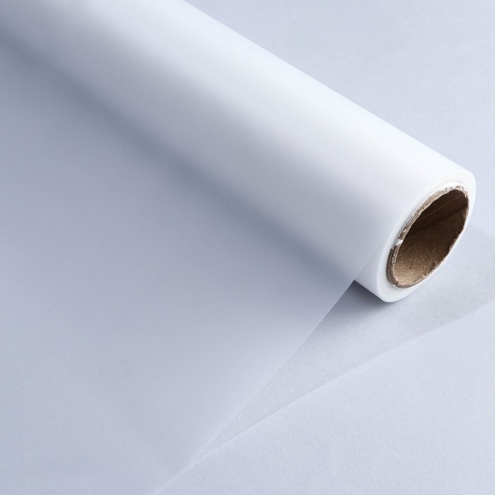 Плёнка для цветов упаковочная матовая &laquo;Прозрачная&raquo;, 0.5 х 9 м