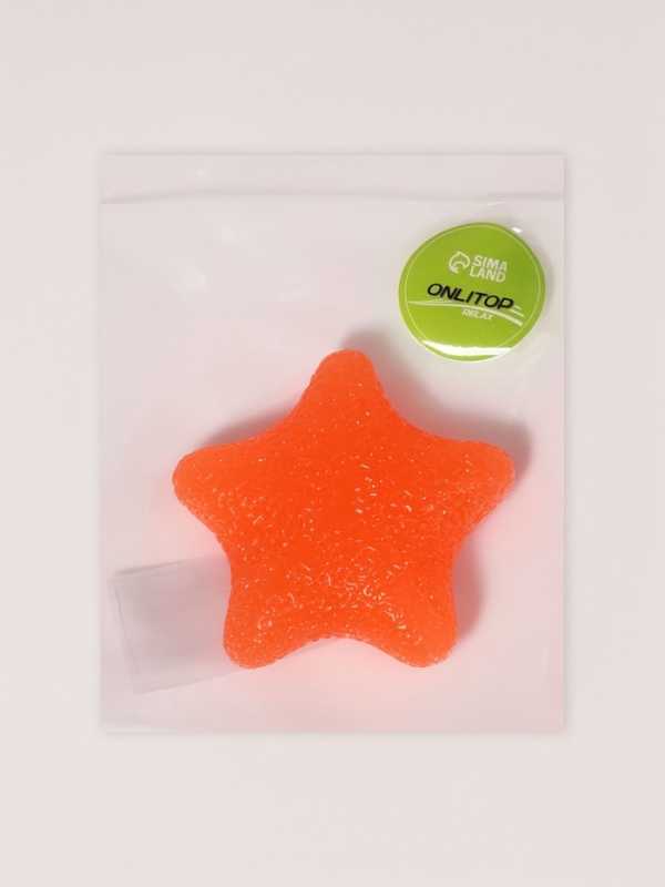 Массажёр реабилитационный TPR (термопласт резина) нагр 20кг d 8см оранж накл OT