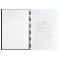 Ежедневник Notera, недатированный, черный