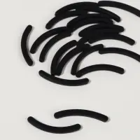 Сменные резинки к щипцам для ресниц, набор - 20 шт., чёрные