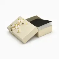 Коробочка подарочная под набор &laquo;Влюбленность&raquo;, 5&times;8 (размер полезной части 4.7&times;7.7 см), бежевая, вставка чёрная