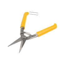 Ножницы по металлу ТУНДРА, авторазжим, пластиковые рукоятки, прямой рез, 200 мм