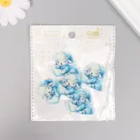 Декор для творчества акрил "Барашек в пижамке засыпает" 2,9х3,4х0,3 см