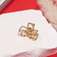 Крабик для волос &laquo;Эмма&raquo;, бантик, 2.5 см, золото