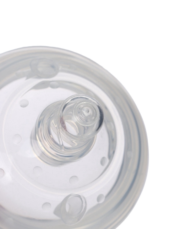 Соска для бутылочки силиконовой M&B, шир.горло, &Oslash;70мм, от 3 мес, антиколиковая