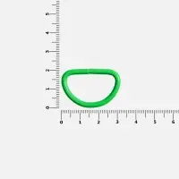 Полукольцо Semiring, L, зеленый неон