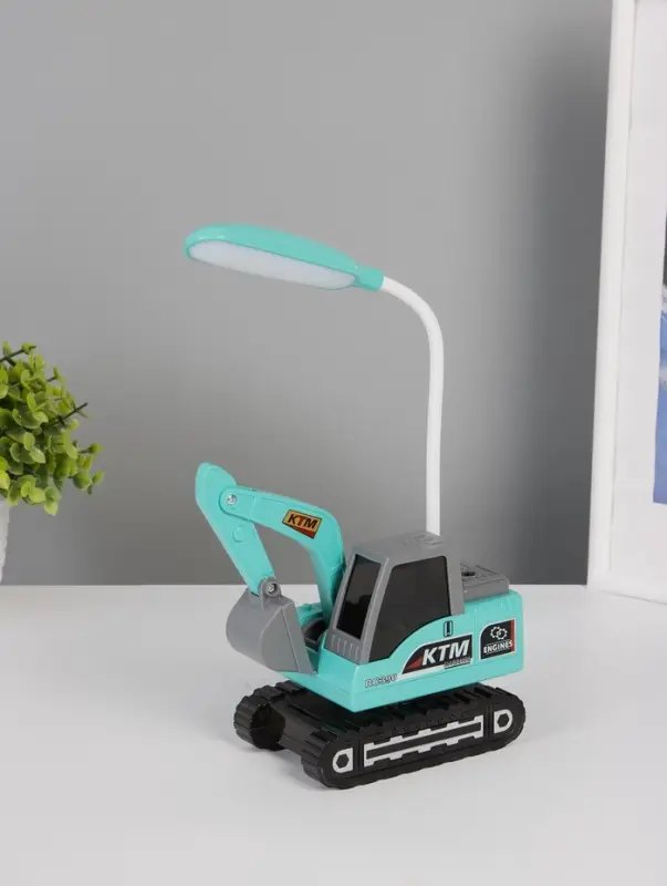 Ночник "Экскаватор" 8хLED 3Вт 5V USB АКБ 2 режима, точилка 7х11х31 см